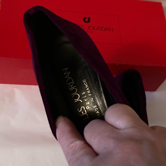 🏆HOST PICK Vintage Charles Jourdan Suede Booties NIB - Picture 7 of 13